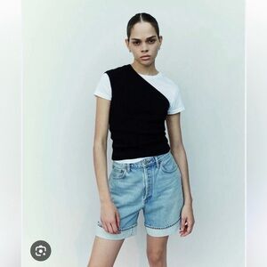 NWT Agolde High Rise Denim Shorts